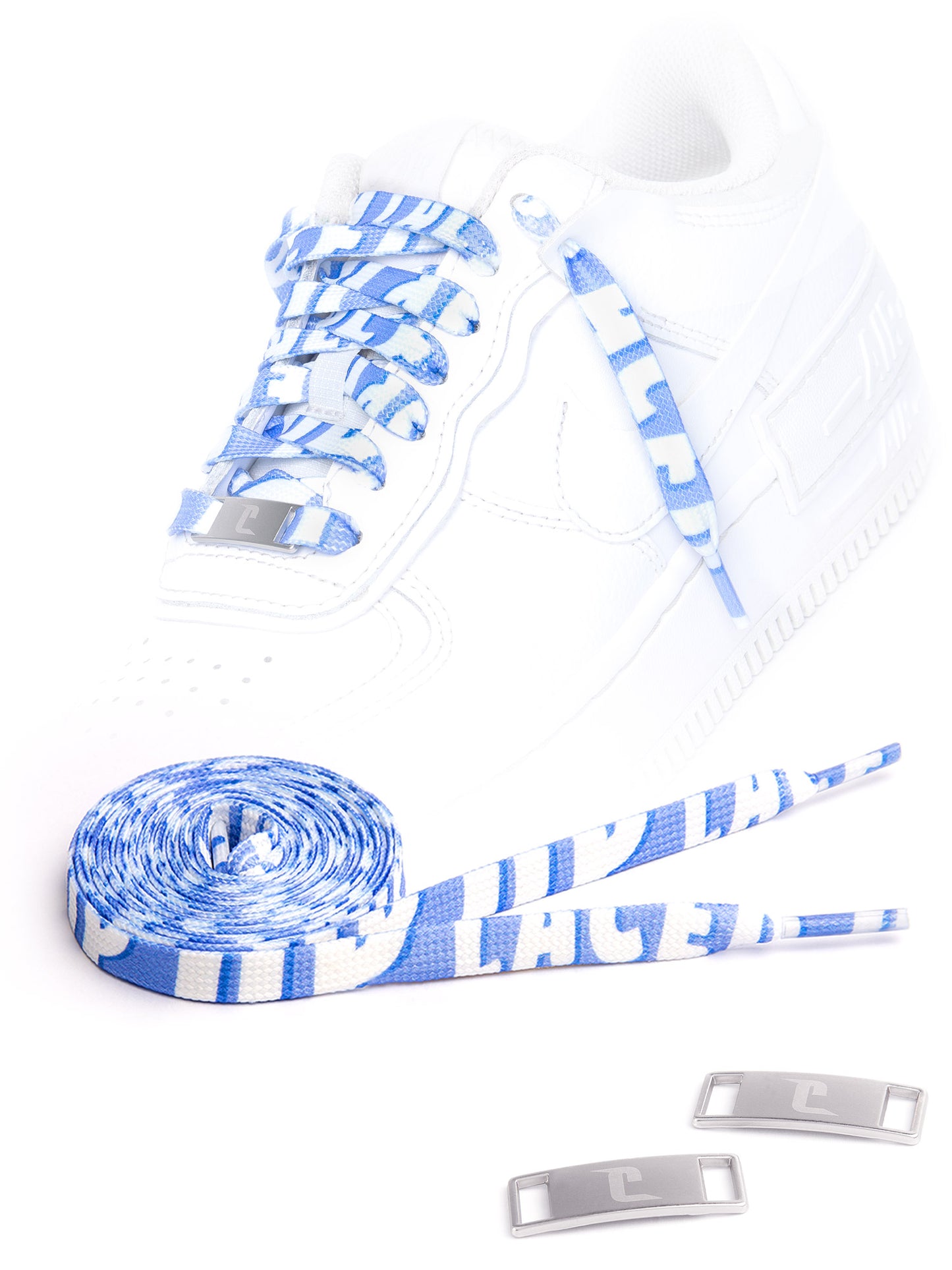 ocean-blue "laced-up"